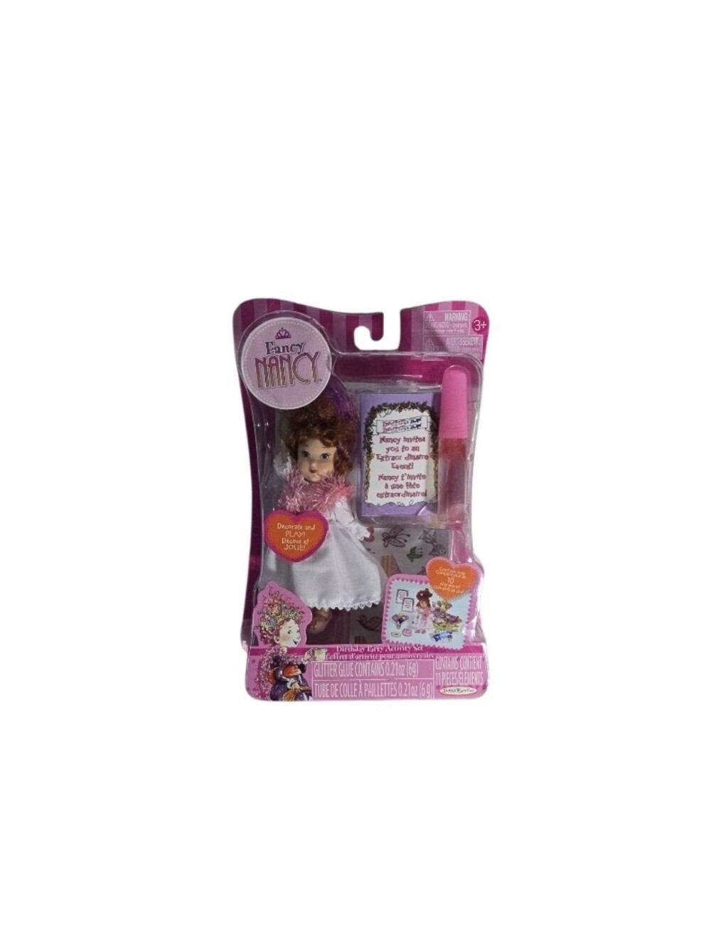 Fancy Nancy Mini Doll Birthday Party Activity Set 10 Pc Toys Jakks New Read